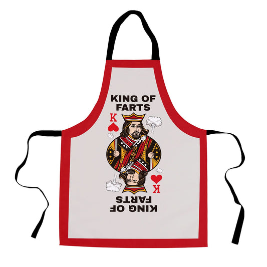 King of Farts - Adult Apron collectible from https://britishmade.gifts/