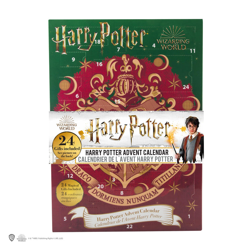 Harry Potter Original Advent Calendar with Magic Socks and Stationery, packaging shot