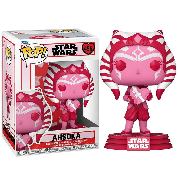 Ahsoka Star Wars: Valentines Funko POP! Vinyl Figure - Infinity Collectables  - #tag1#