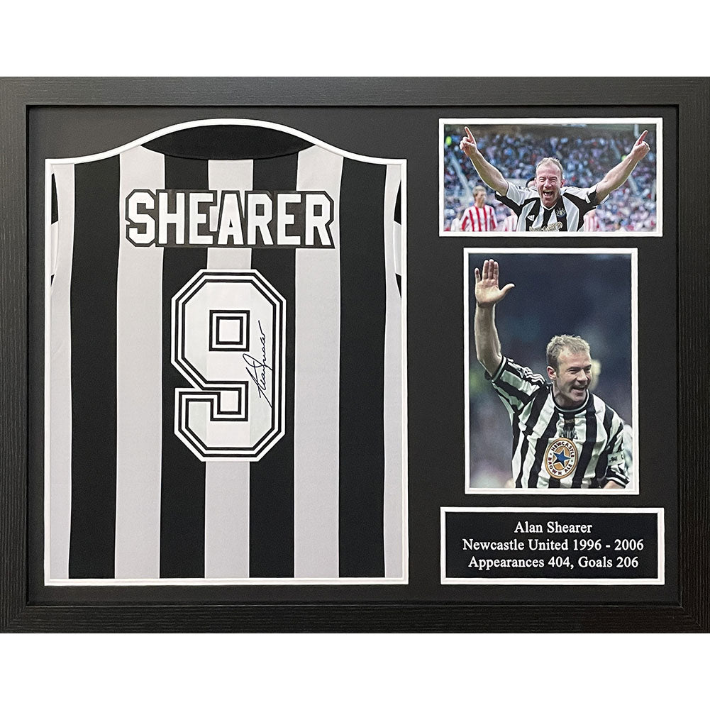 Alan Shearer Newcastle United FC Signed Shirt (Framed) - Infinity Collectables  - #tag1#