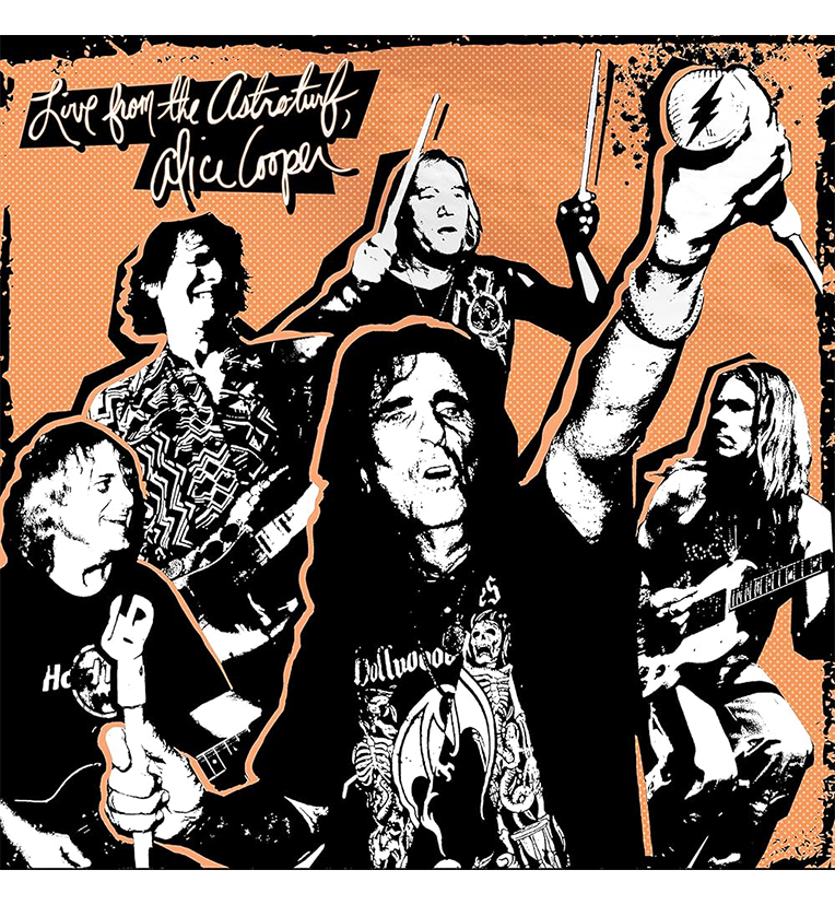 Alice Cooper – Live from the Astroturf (Limited Edition 12-Inch Album on 180g Apricot Vinyl with DVD), side angle