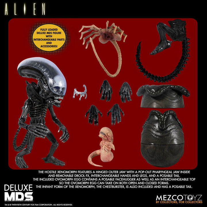 Alien Mezco Designer Series Deluxe Alien Set 7" Action Figure - Infinity Collectables  - #tag1#