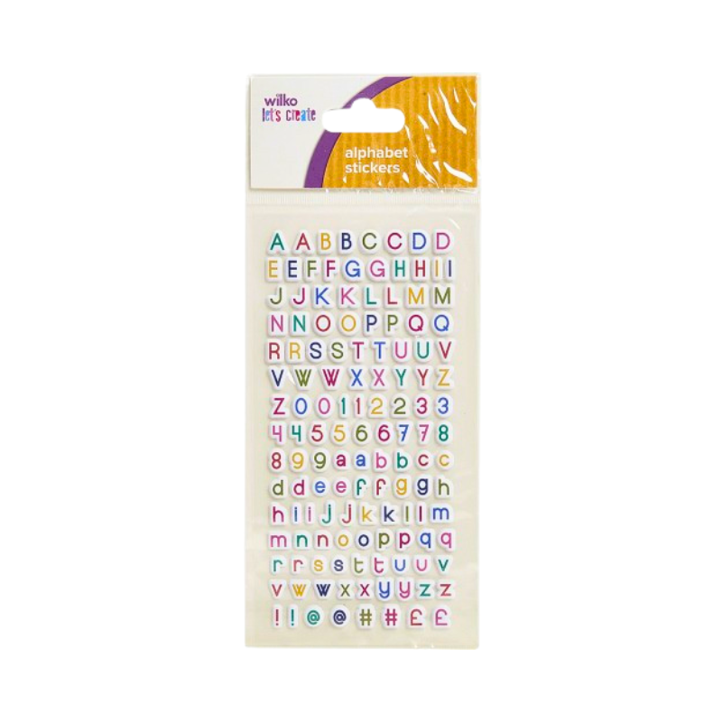 Alphabet Stickers collectible from PoundFun