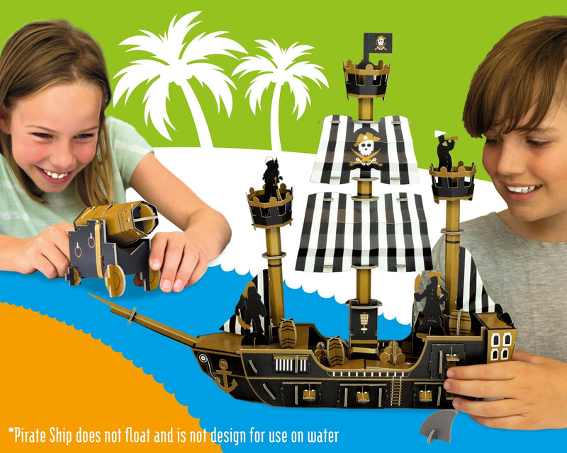 Pirate Ship - Build Your Own, rear view