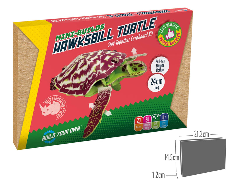 Hawksbill Turtle - Build Your Own, in display