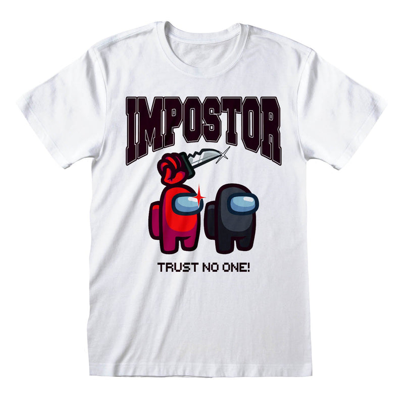 Among Us Trust Noone Unisex Adult T-Shirt collectible from Heroes Inc Dropship