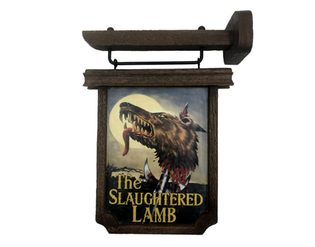 An American Werewolf In London The Slaughtered Lamb Pub Sign Scaled Prop Replica - Infinity Collectables  - #tag1#