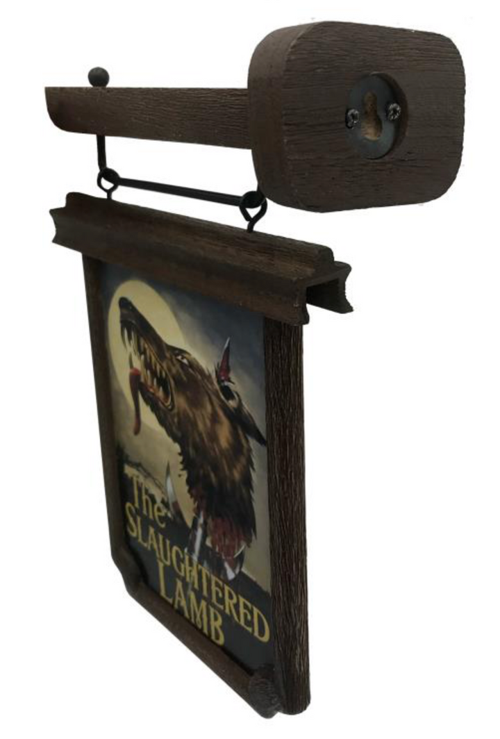 An American Werewolf In London The Slaughtered Lamb Pub Sign Scaled Prop Replica - Infinity Collectables  - #tag1#