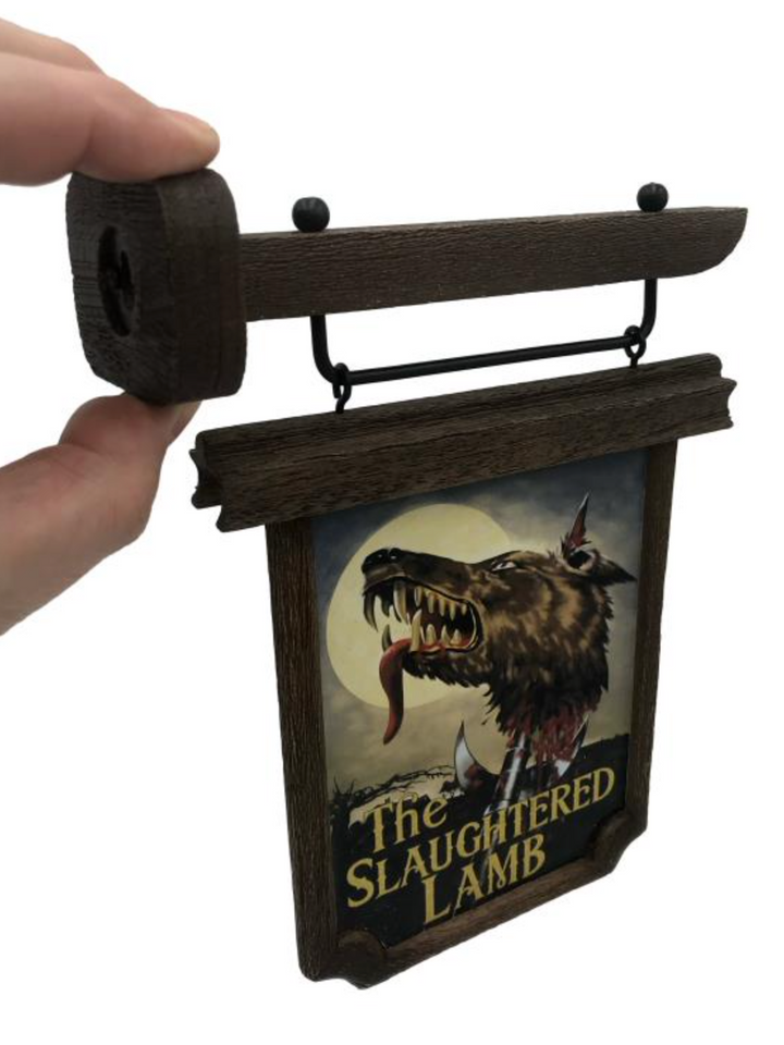 An American Werewolf In London The Slaughtered Lamb Pub Sign Scaled Prop Replica - Infinity Collectables  - #tag1#