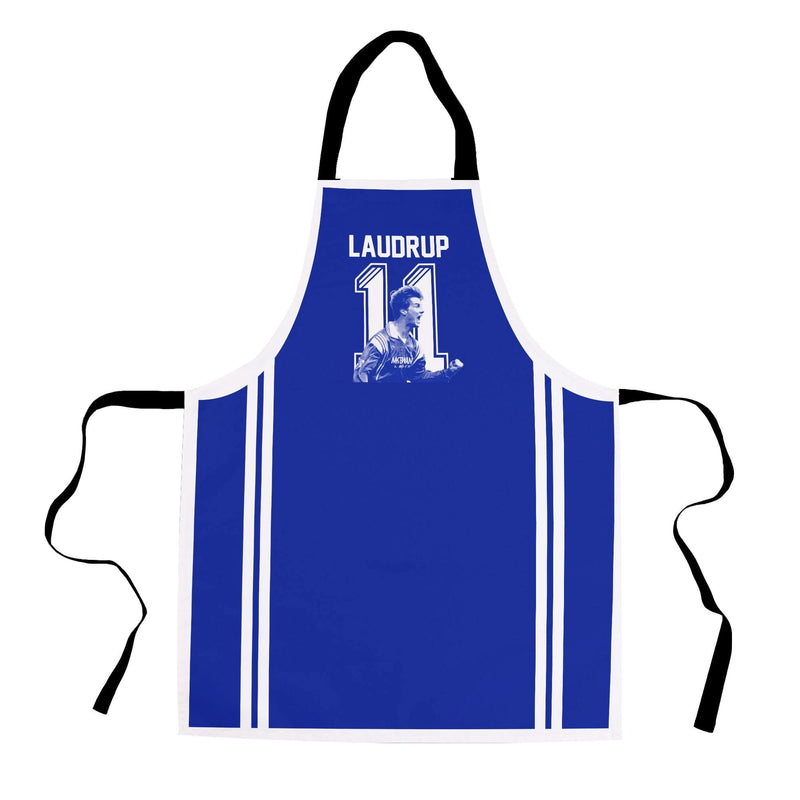 Rangers - Laudrup 11 - Water-Resistant Adults Apron collectible from https://britishmade.gifts/