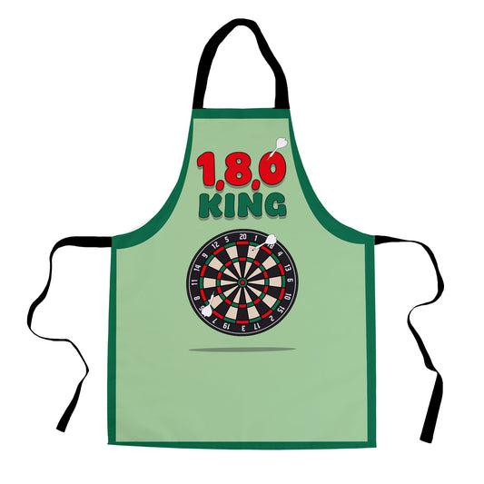1,8,0 Darts King - Adult Apron collectible from https://britishmade.gifts/