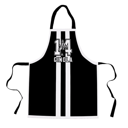 Newcastle Ginola 14- Water-Resistant Adults Apron collectible from https://britishmade.gifts/