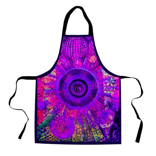 Penny Banger - Trippy Spiral Apron collectible from https://britishmade.gifts/