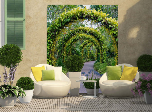 Archway - Portrait Garden Banner - 61 x 79 collectible from https://britishmade.gifts/