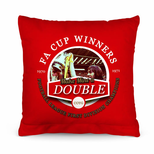 The Gooners Double - Football Legends - Cushion 10 collectible from https://britishmade.gifts/