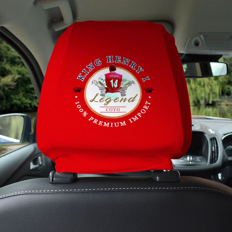 The Gooners Henry - Football Legends - Headrest Cover collectible from https://britishmade.gifts/