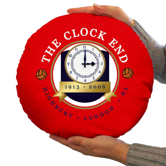 The Gooners Highbury - Football Legends - Circle Cushion 14 collectible from https://britishmade.gifts/