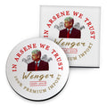 The Gooners Wenger - Football Coaster - Square Or Circle collectible from https://britishmade.gifts/