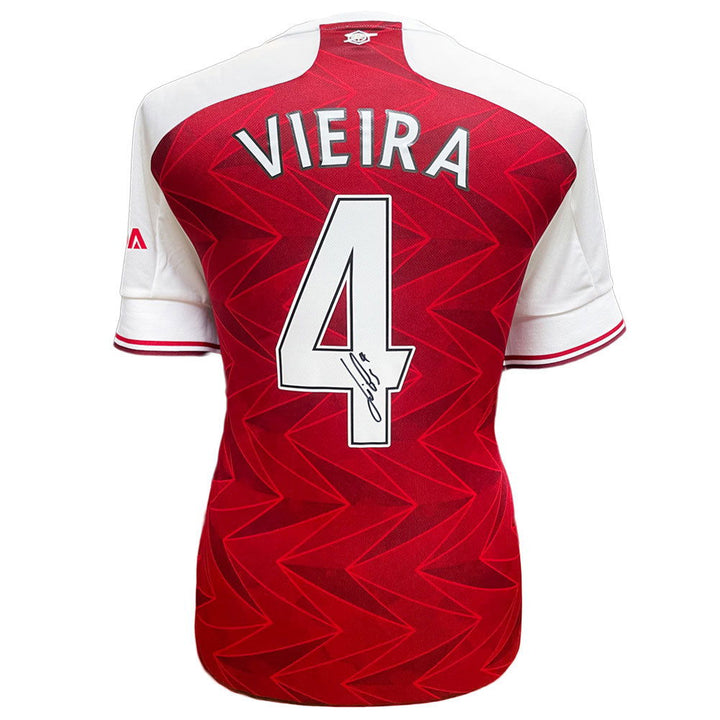 Arsenal FC Patrick Vieira Signed Shirt - Infinity Collectables  - #tag1#