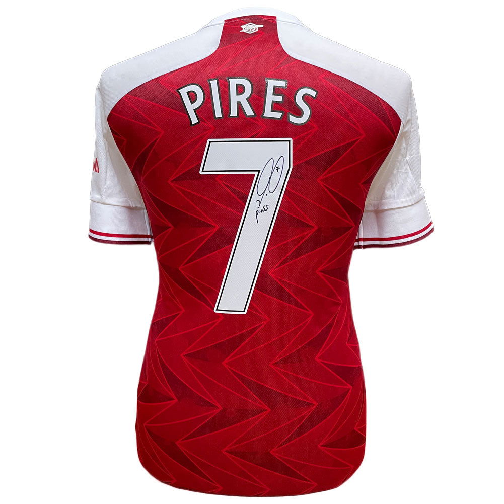 Arsenal FC Robert Pires Signed Shirt - Infinity Collectables  - #tag1#