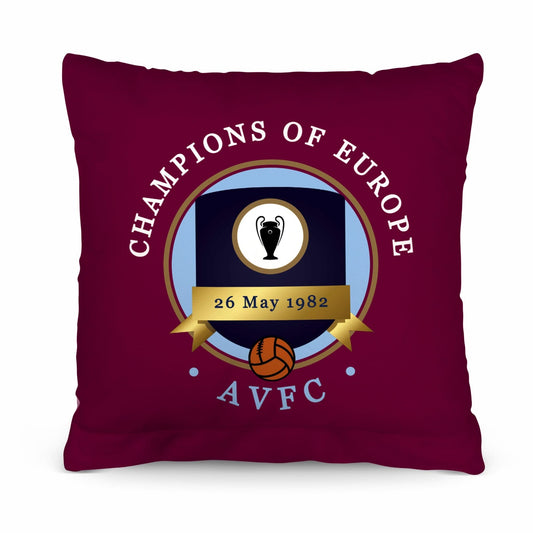 Holte Enders Euro Champions - Football Legends - Cushion 10 collectible from https://britishmade.gifts/