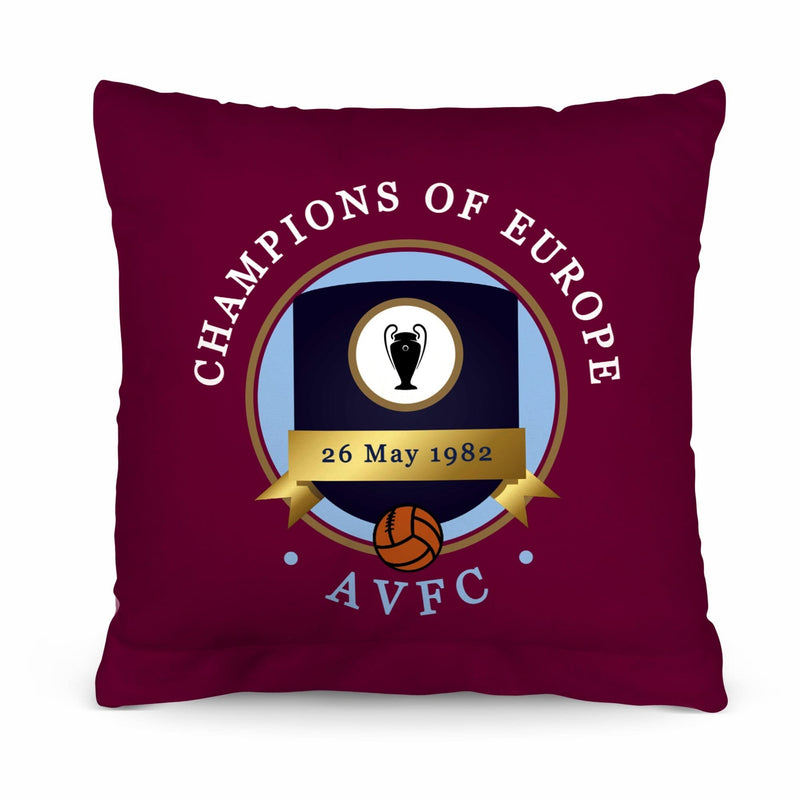 Holte Enders Euro Champions - Football Legends - Cushion 10 collectible from https://britishmade.gifts/