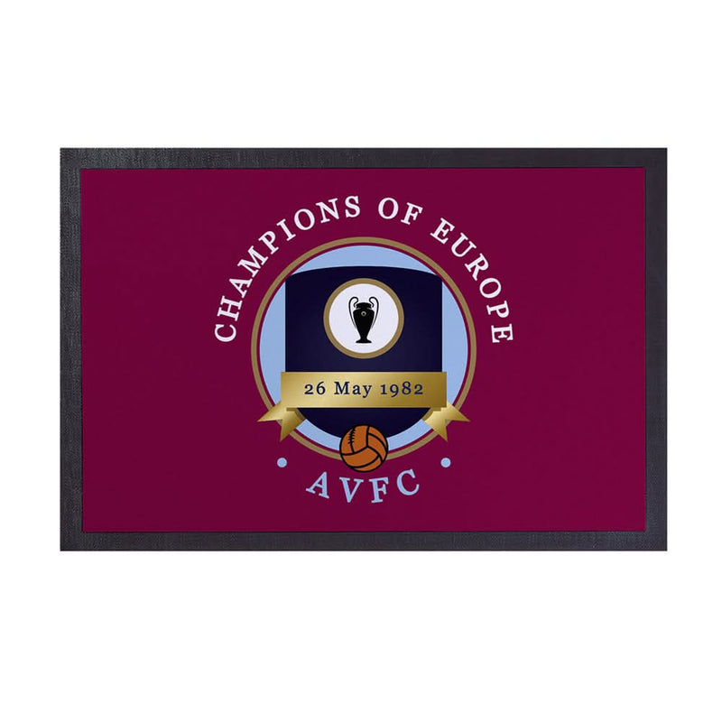 Holte Enders Euro Champions - Football Legends - Door Mat -60cm X 40cm collectible from https://britishmade.gifts/