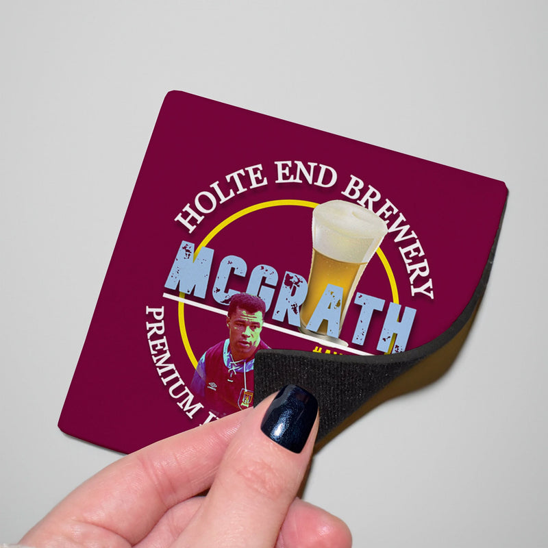 Holte Enders McGrath - Football Coaster - Square Or Circle, alternate view