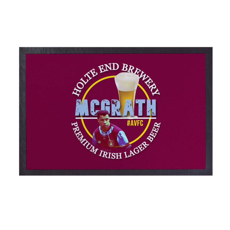 Holte Enders McGrath - Football Legends - Door Mat -60cm X 40cm collectible from https://britishmade.gifts/