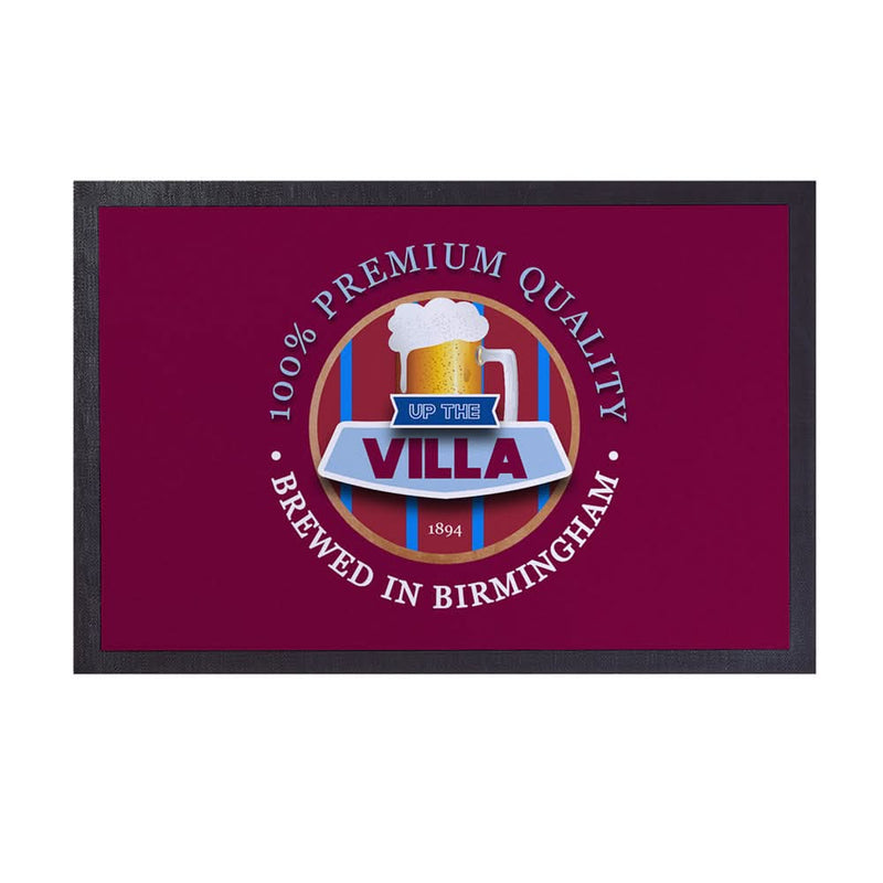 Holte Enders Up the Villa - Football Legends - Door Mat -60cm X 40cm collectible from https://britishmade.gifts/
