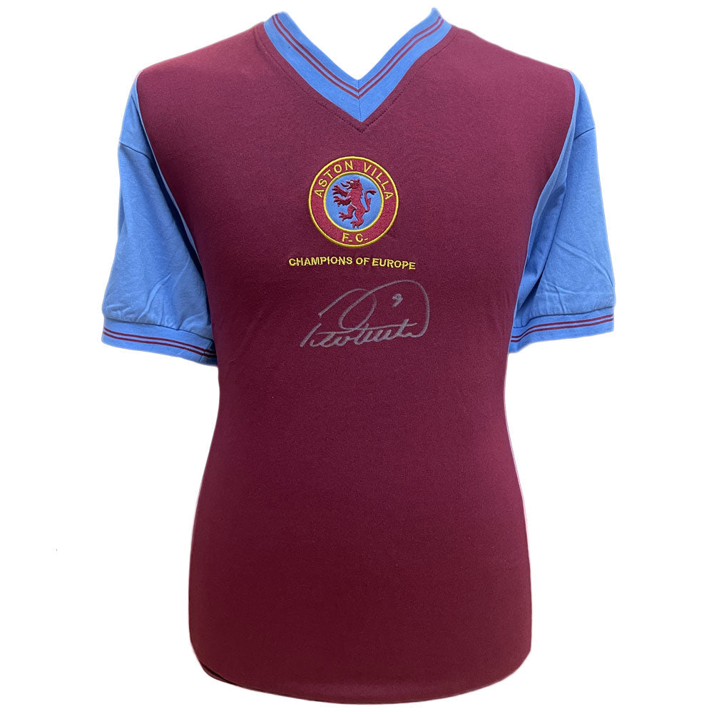 Aston Villa FC 1982 Peter Withe Signed Shirt - Infinity Collectables  - #tag1#