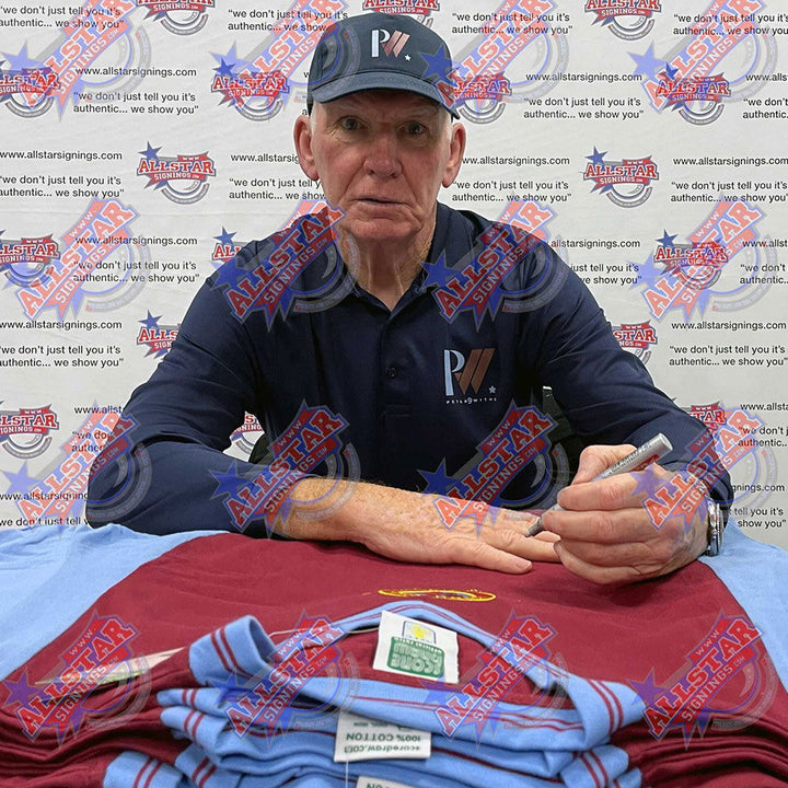 Aston Villa FC 1982 Peter Withe Signed Shirt - Infinity Collectables  - #tag1#