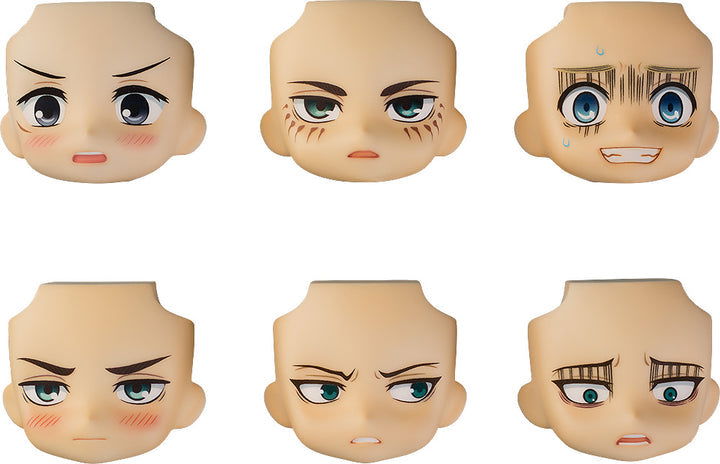 Attack on Titan Nendoroid More: Face Swap Set of 6 Face Plates - Infinity Collectables  - #tag1#