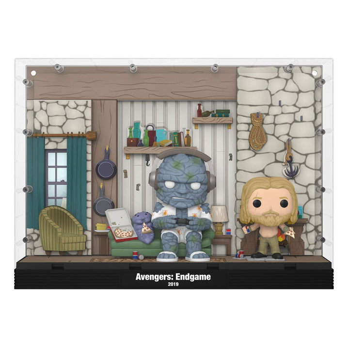 Avengers Endgame POP Moments Deluxe Vinyl Figures 2-Pack Thor's House 9 cm - Infinity Collectables  - #tag1#