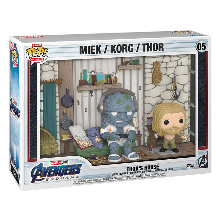 Avengers Endgame POP Moments Deluxe Vinyl Figures 2-Pack Thor's House 9 cm - Infinity Collectables  - #tag1#