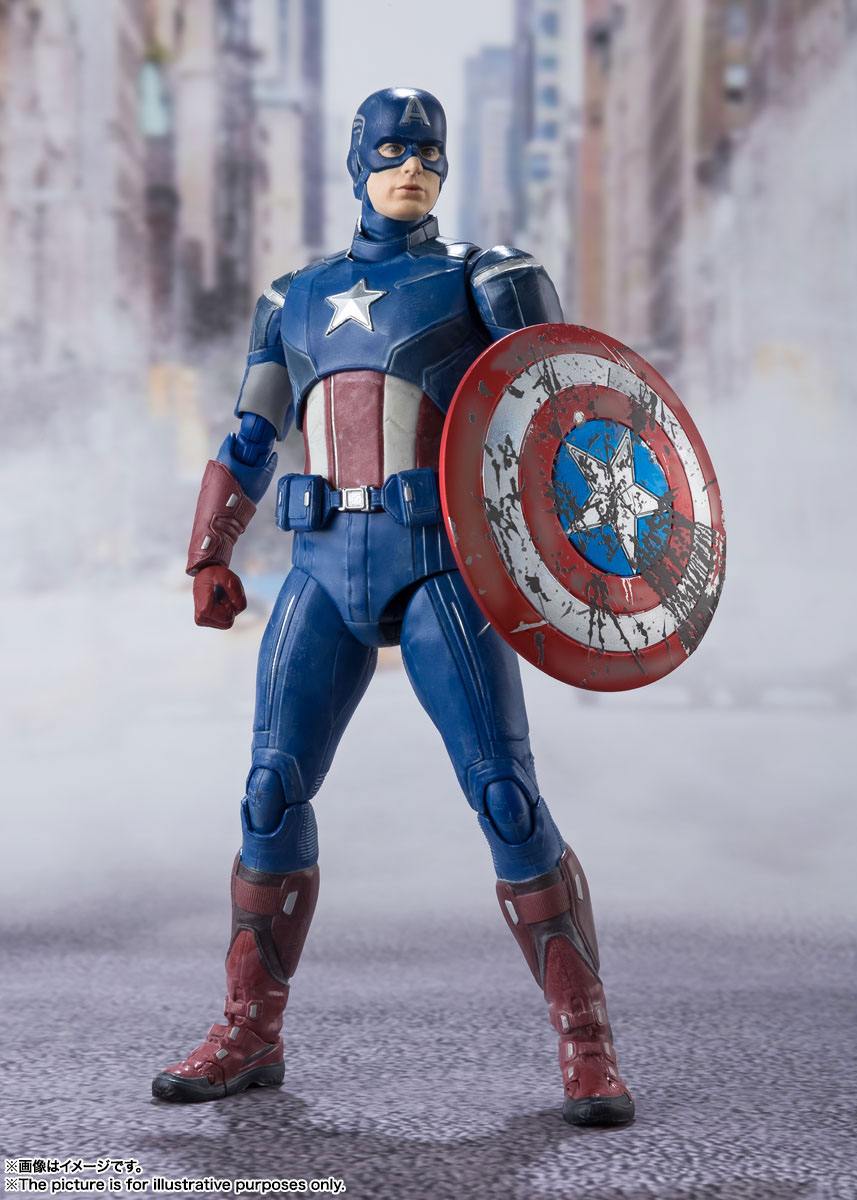 Avengers S.H. Figuarts Action Figure Captain America (Avengers Assemble Edition) 15 cm - Infinity Collectables  - #tag1#