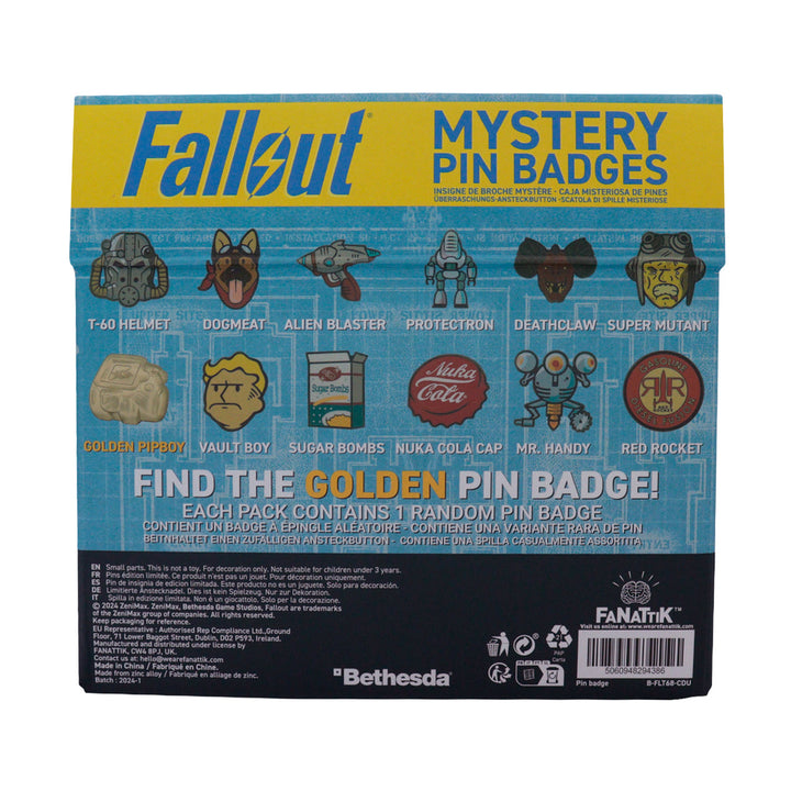 Fallout Mystery Pin Badges