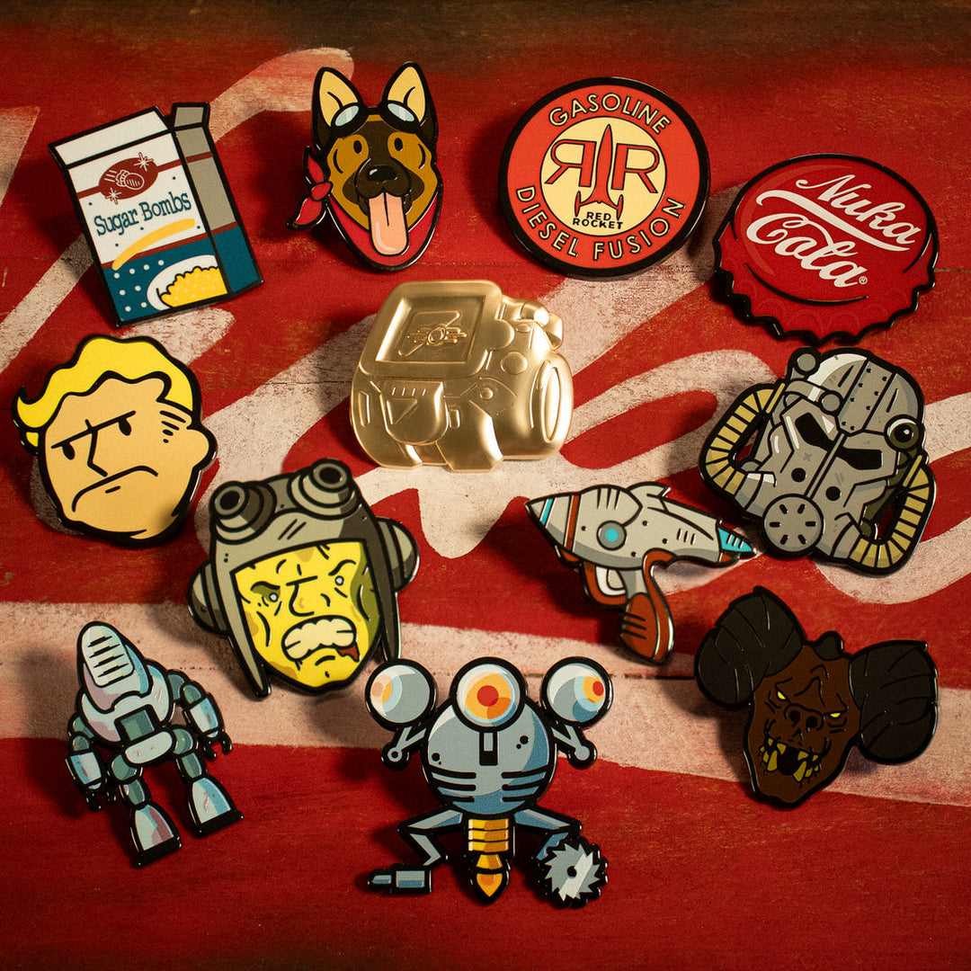 Fallout Mystery Pin Badges