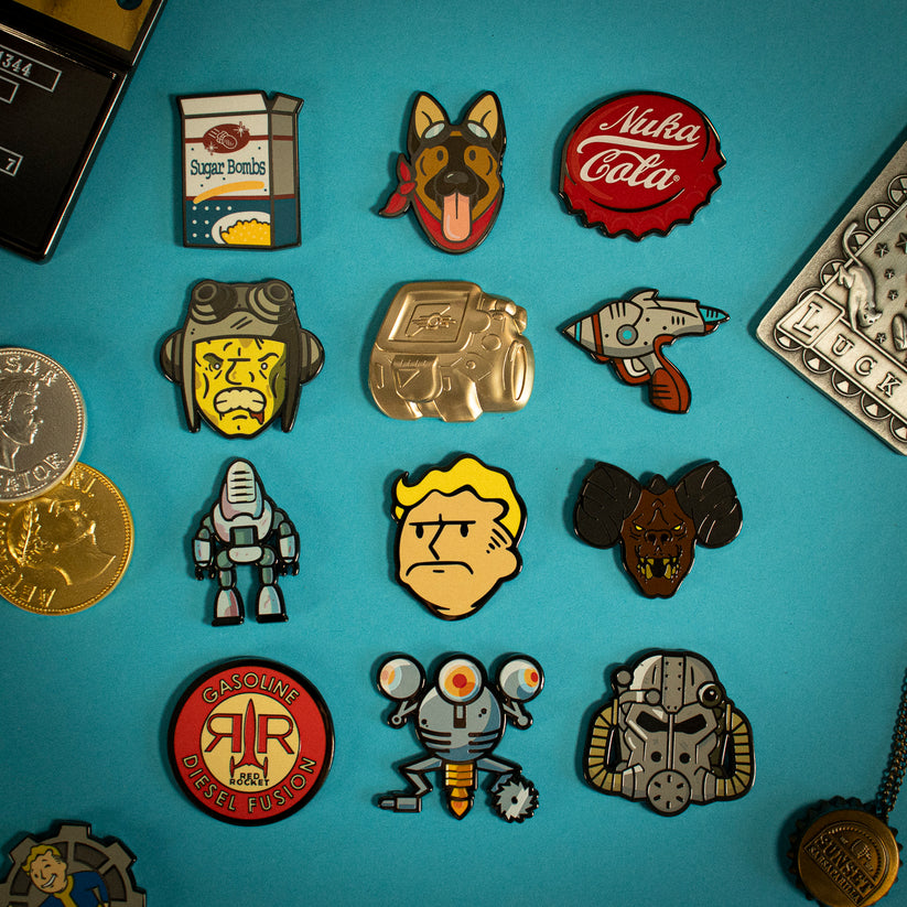 Fallout Mystery Pin Badges