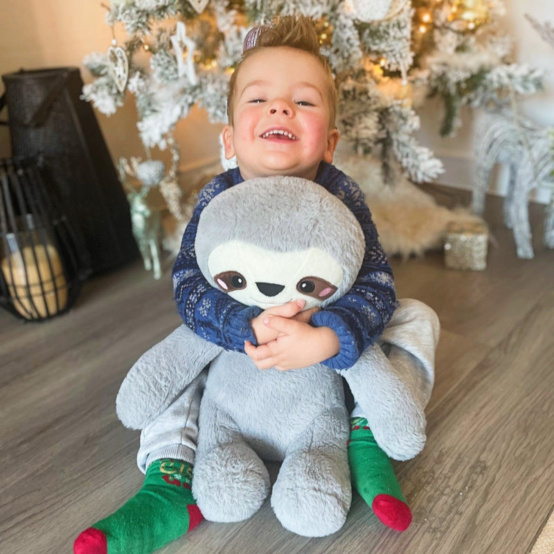 1.5kg Weighted Teddy For Anxiety - Sloth Weighted Stuffed Animal, packaging shot
