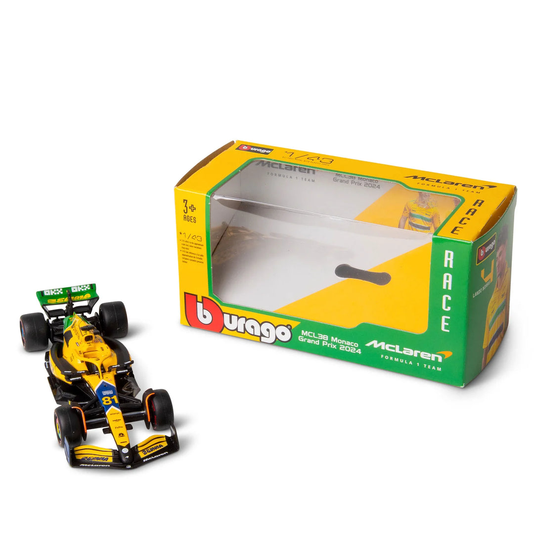 Formula 1 McLaren MCL38 2024 F1 Car 1:43 Scale Piastri Edition with Senna Livery