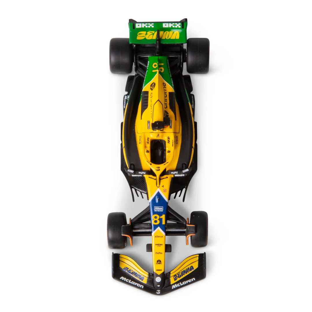 Formula 1 McLaren MCL38 2024 F1 Car 1:43 Scale Piastri Edition with Senna Livery