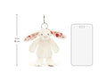 Jellycat Blossom Cream Bunny 'Berry' Bag Charm