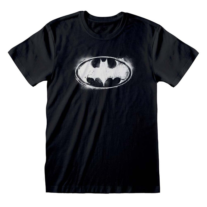 DC Comics Batman Distressed Mono Logo T-Shirt collectible from Heroes Inc Dropship