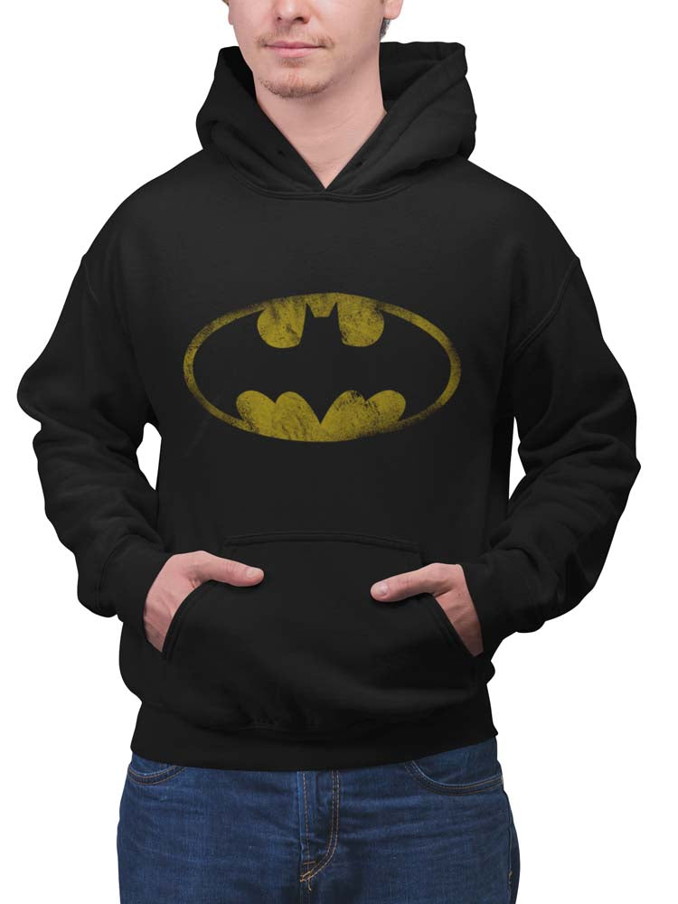 DC Batman Distressed Jumbo Logo T-Shirt collectible from Heroes Inc Dropship