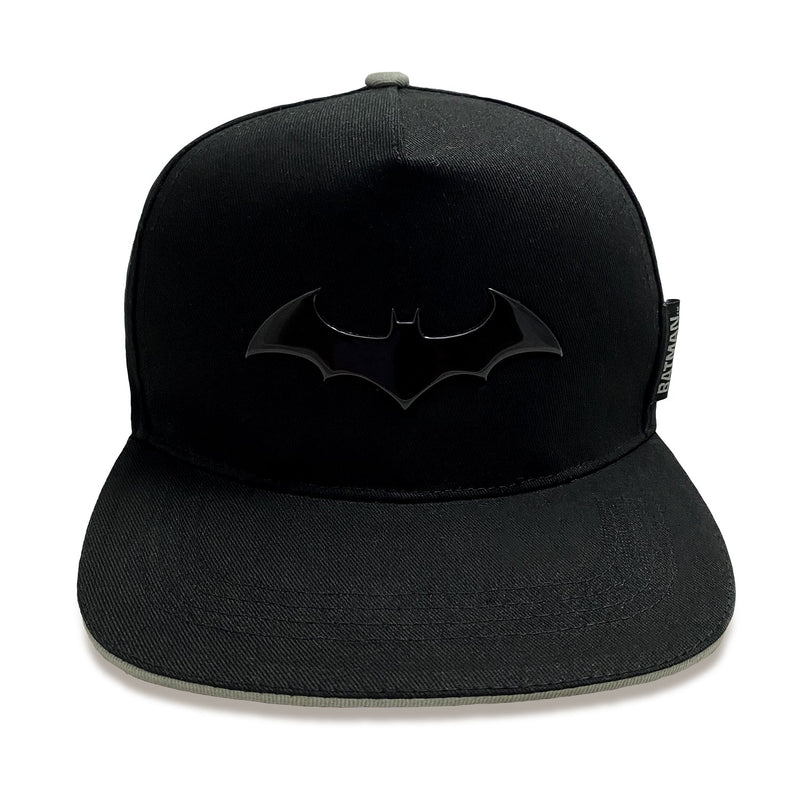 DC Comics Batman Metal Effect Unisex Adults Snapback Cap collectible from Heroes Inc Dropship