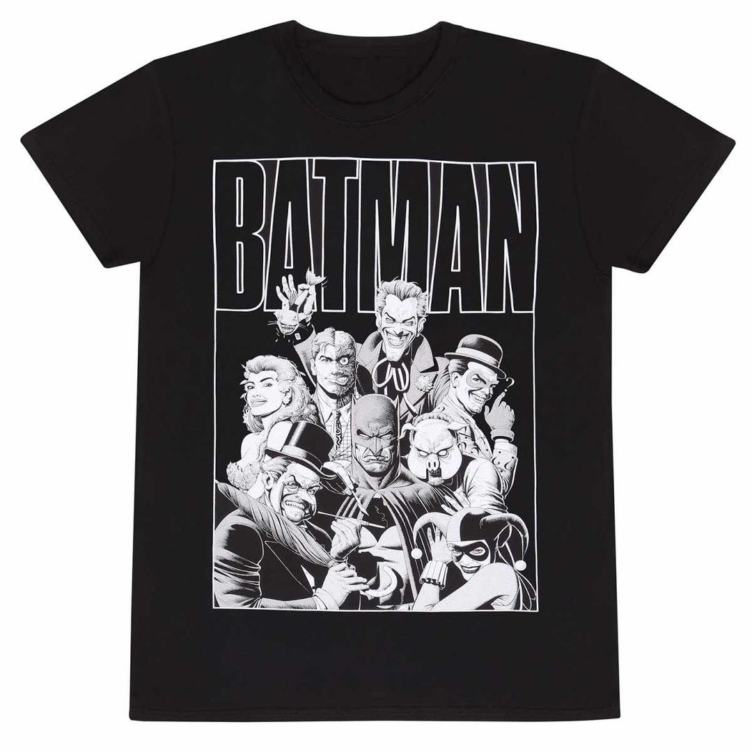 DC Comics Batman Rogues Gallery Unisex Adults T-Shirt