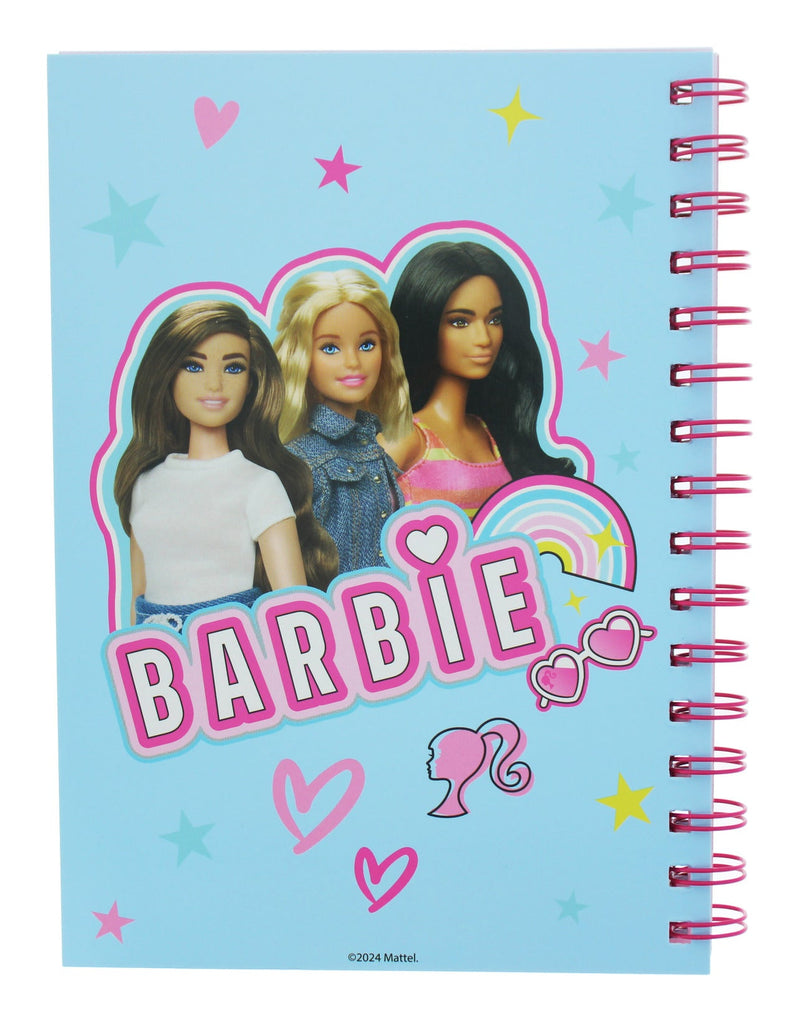 Barbie A5 Notebook, rear view