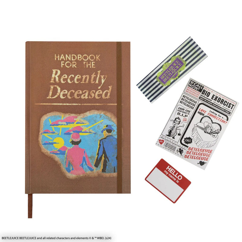 Beetlejuice Handbook for the Recently Deceased Hardcover Notebook