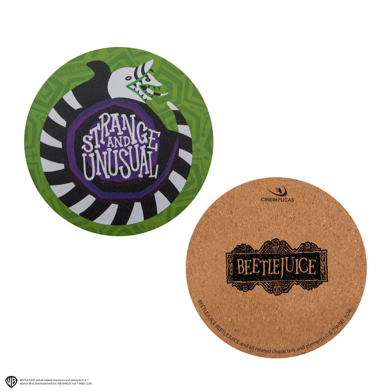 Beetlejuice Coaster Set, rear view